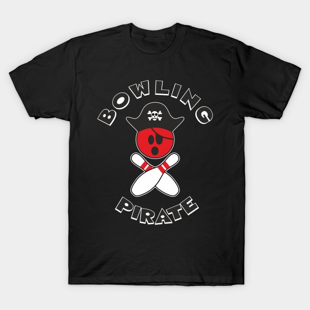 Bowling pirate T-Shirt by aceofspace